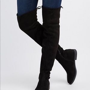 Thigh High faux suede boots